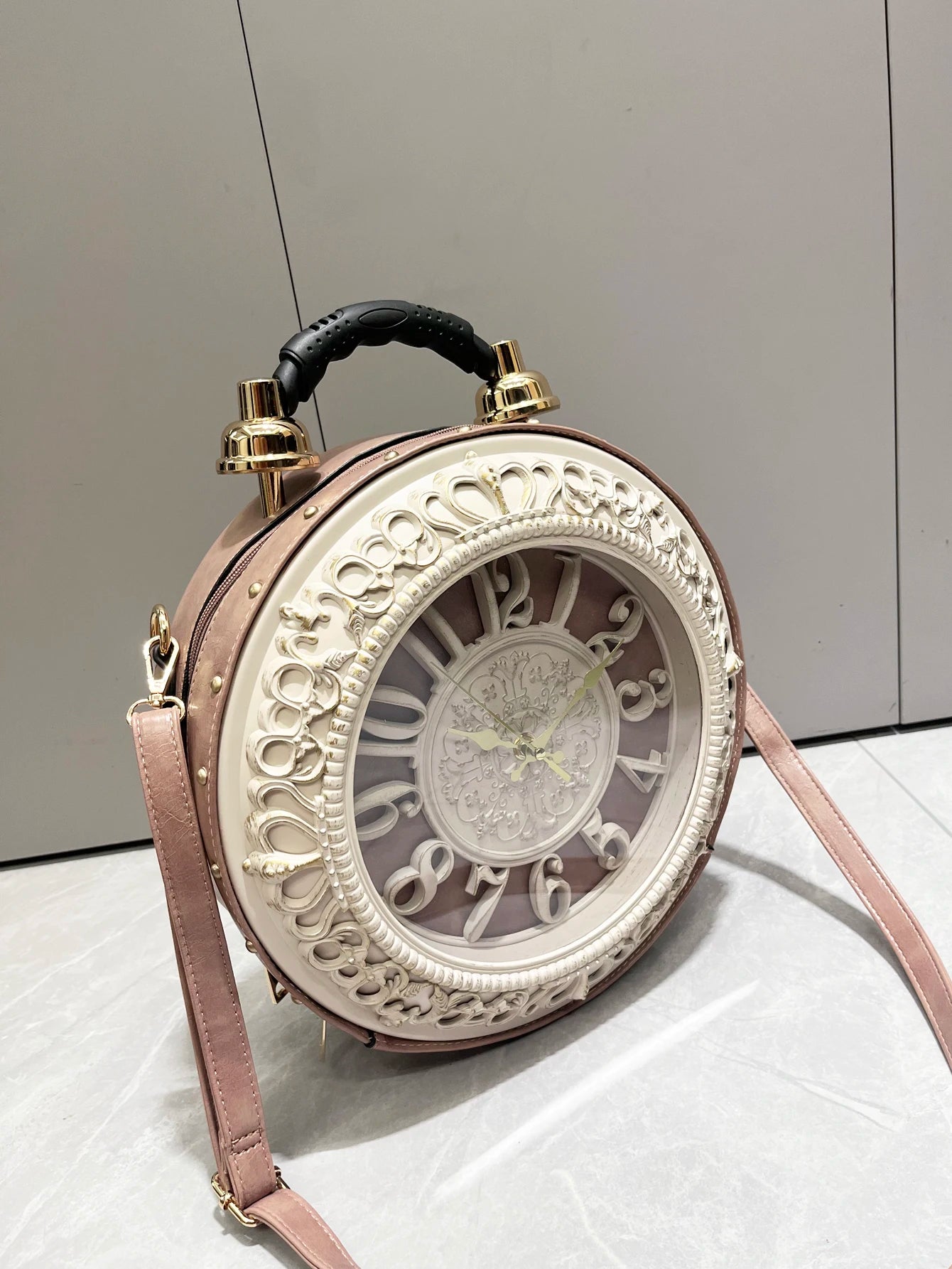 Clock It HandBag