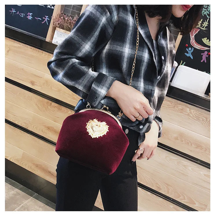 Sachel Metal Clutch