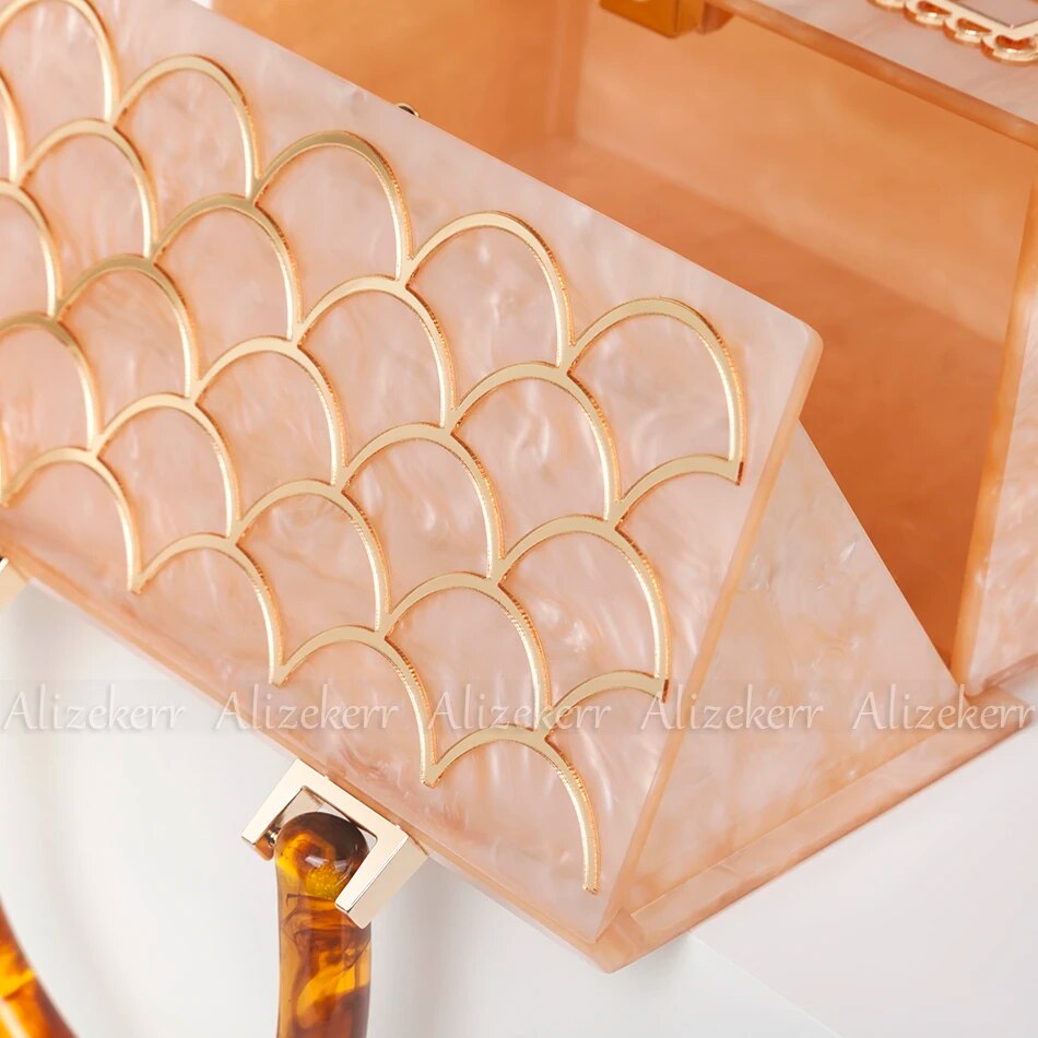 Let's Go Home Box Evening Clutch