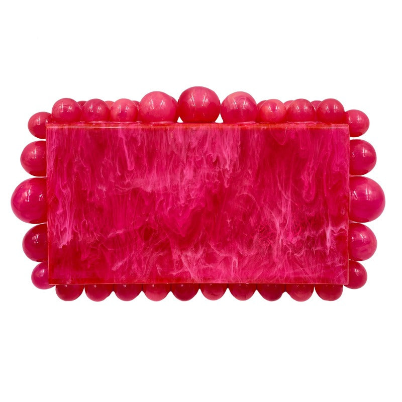 Box Me In Acrylic Clutch