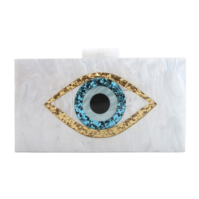 Eye For An Eye Rectangle Clutch
