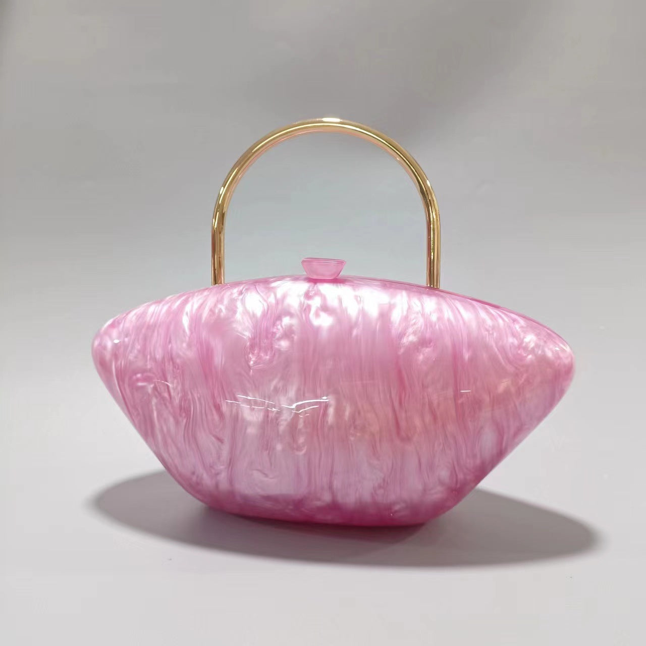 Pearl Marble Shell Bag