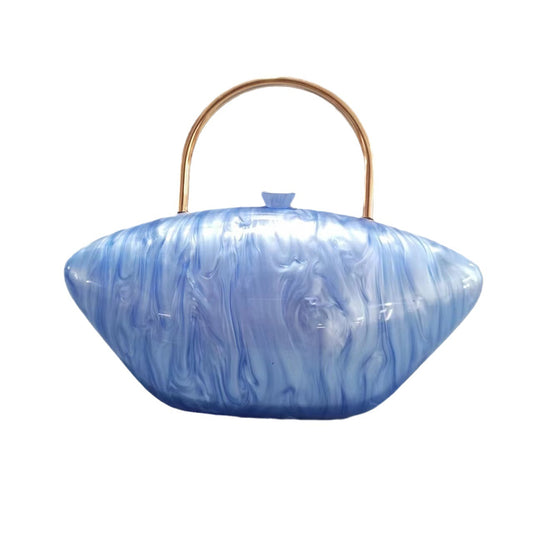 Pearl Marble Shell Bag