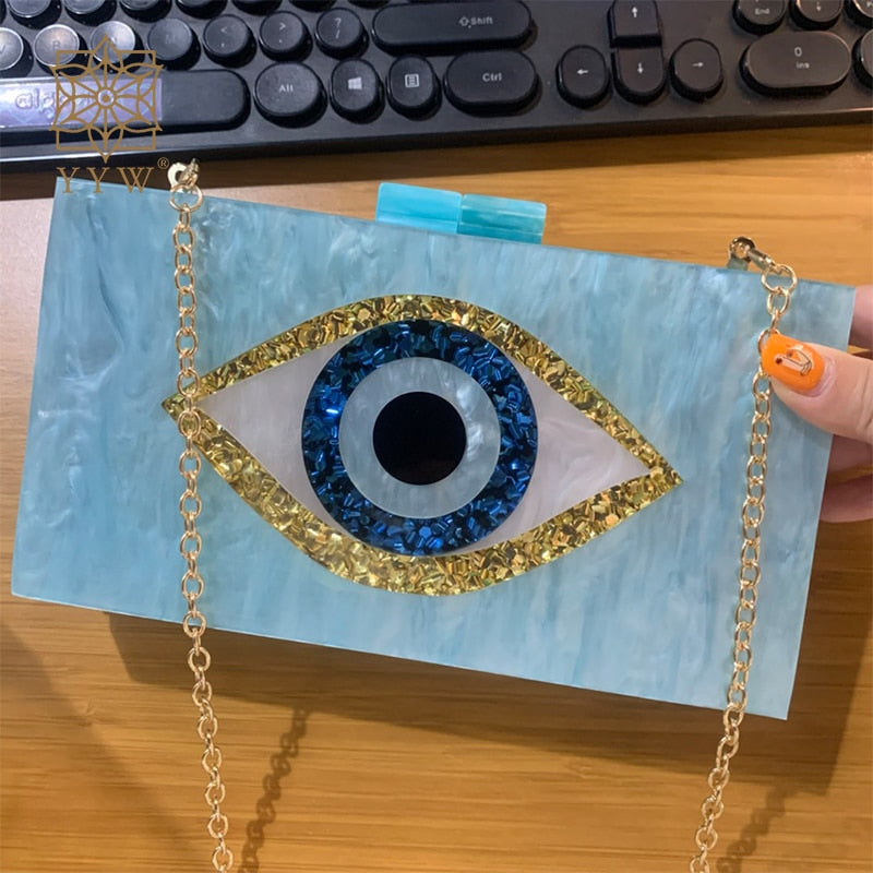 Eye For An Eye Rectangle Clutch