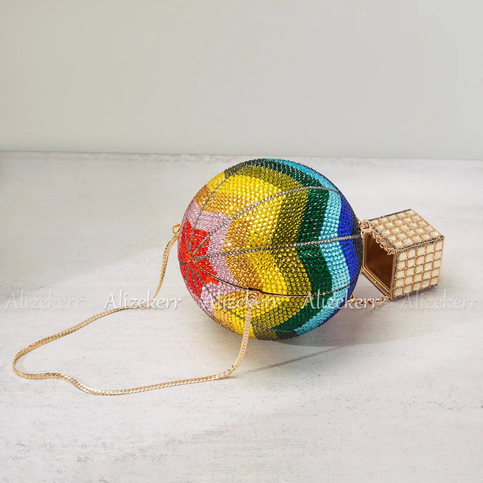 He's Full Of Hot Air Balloon Evening Bag