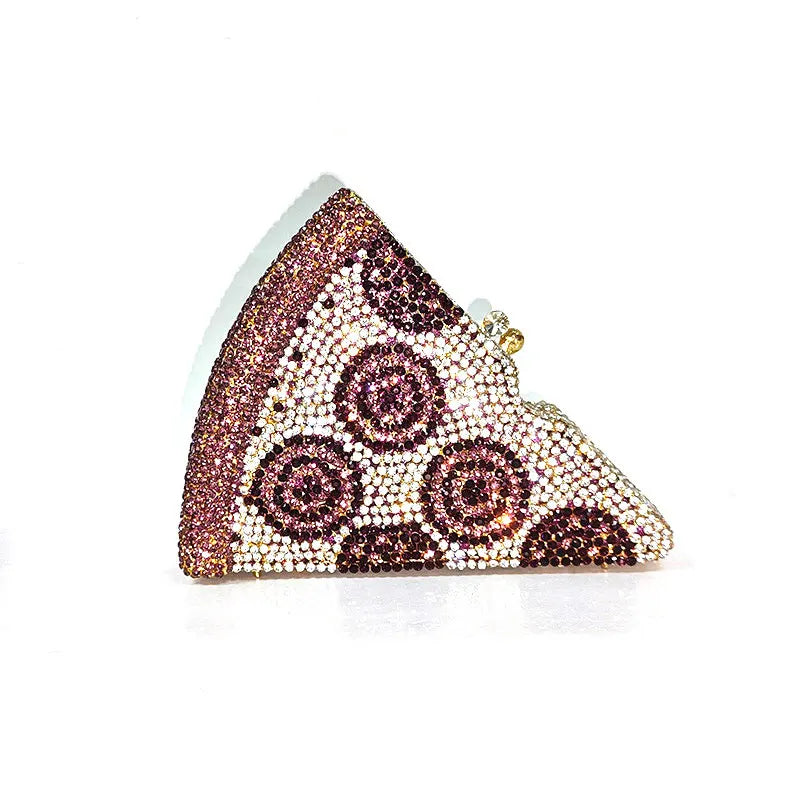 Crystal Pizza Party Clutch