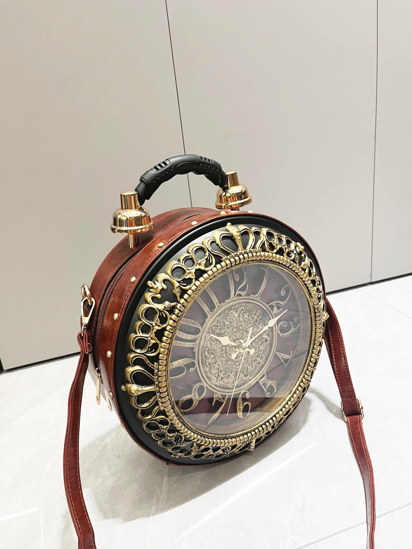 Clock It HandBag