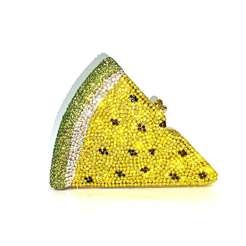 Crystal Pizza Party Clutch