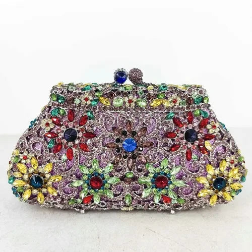 Vintage Appeal Flower Crown Clutch