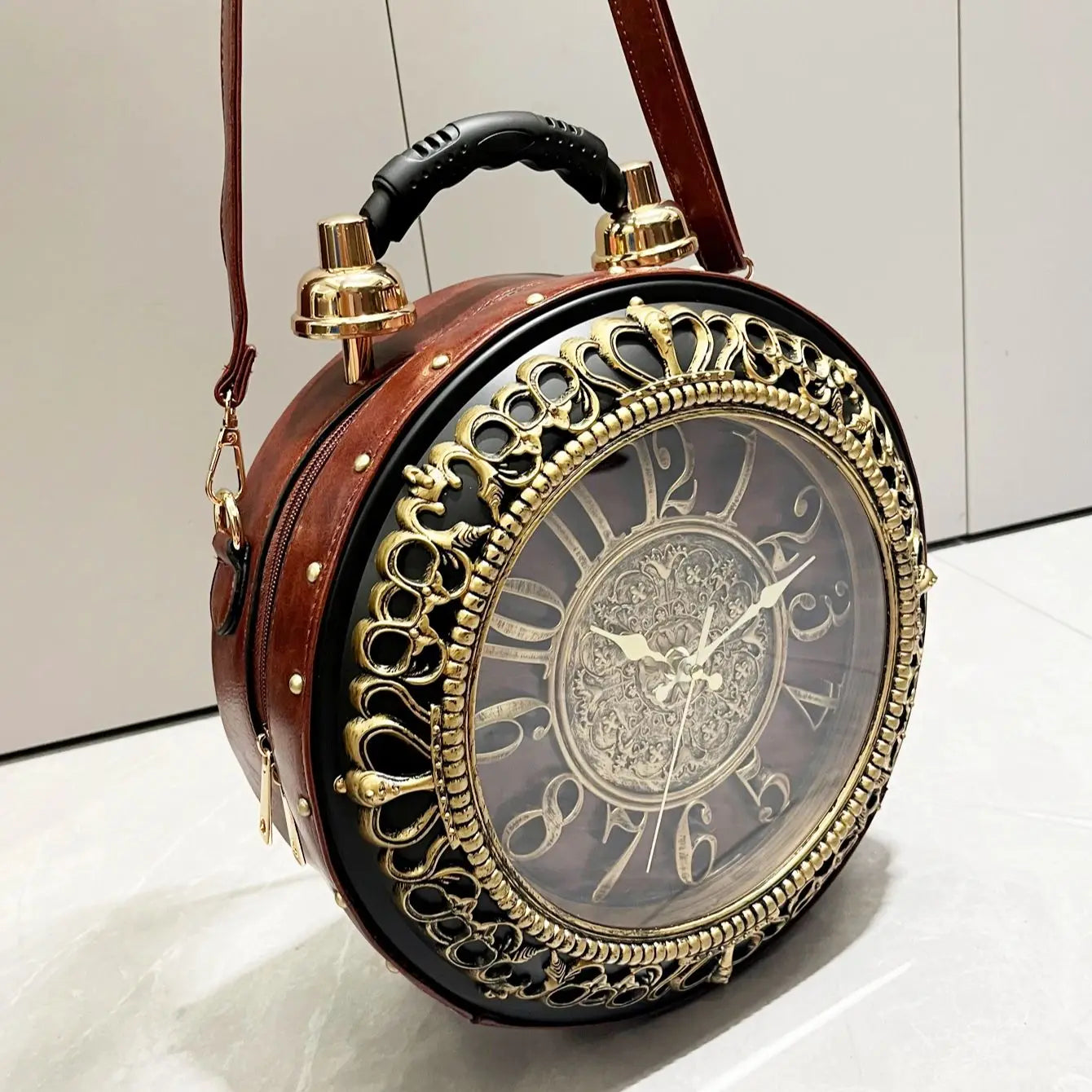 Clock It HandBag