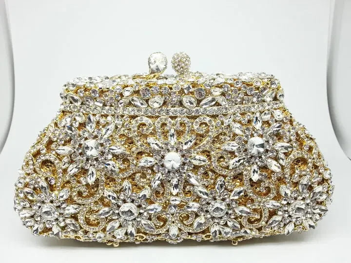 Vintage Appeal Flower Crown Clutch