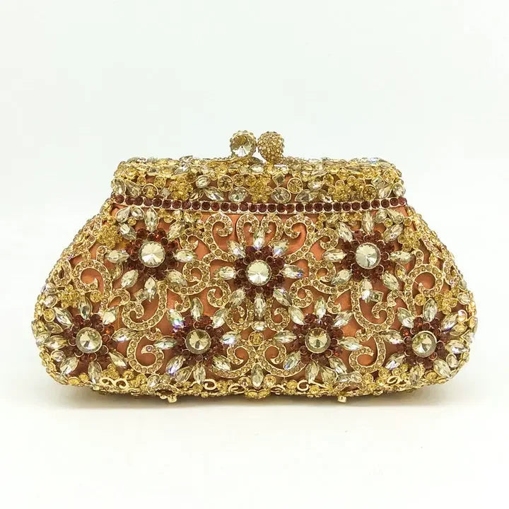 Vintage Appeal Flower Crown Clutch