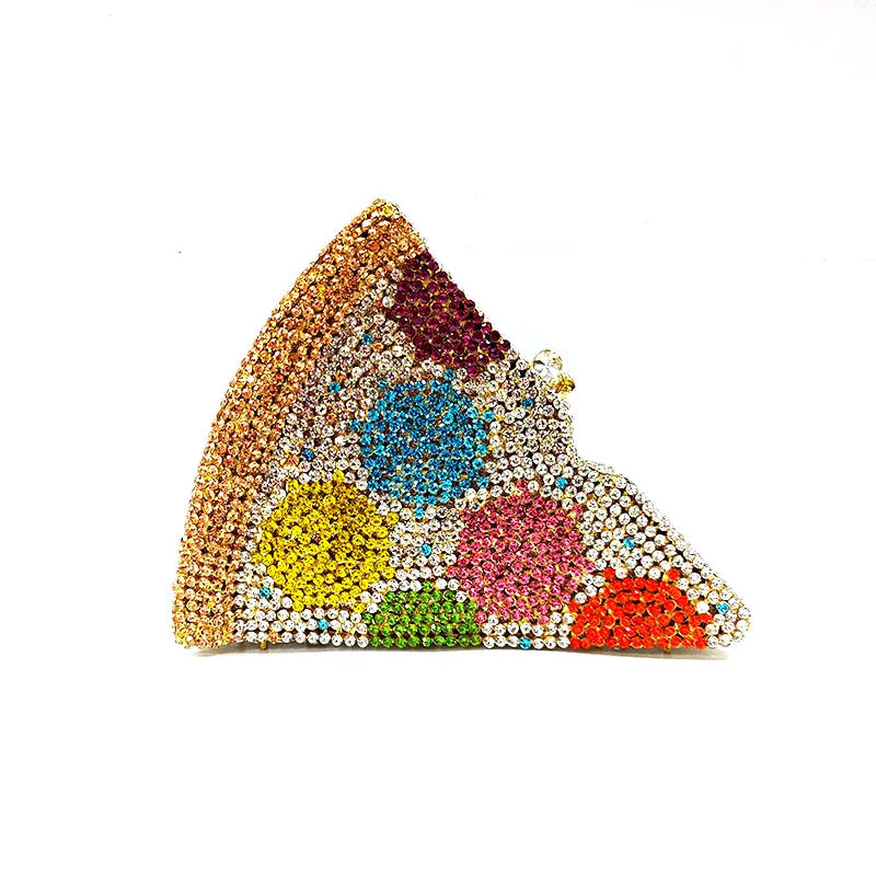 Crystal Pizza Party Clutch