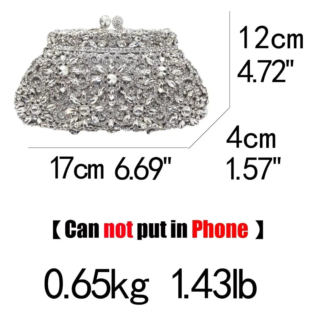 Vintage Appeal Flower Crown Clutch