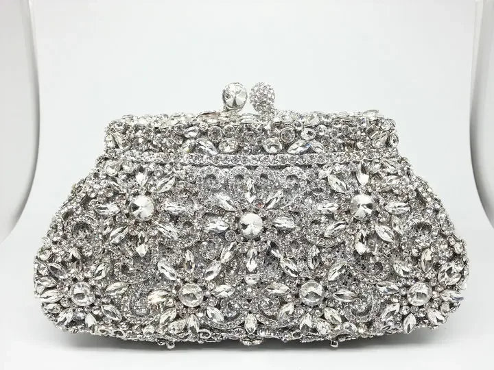 Vintage Appeal Flower Crown Clutch