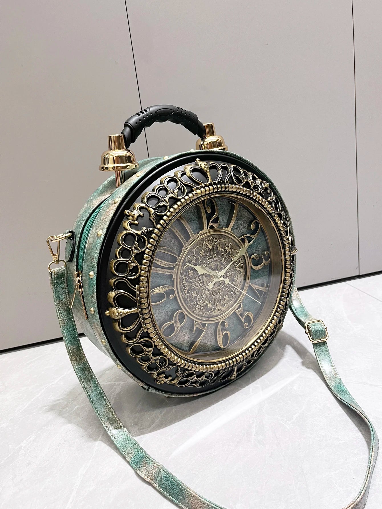 Clock It HandBag