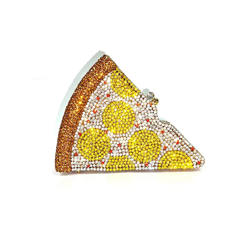 Crystal Pizza Party Clutch
