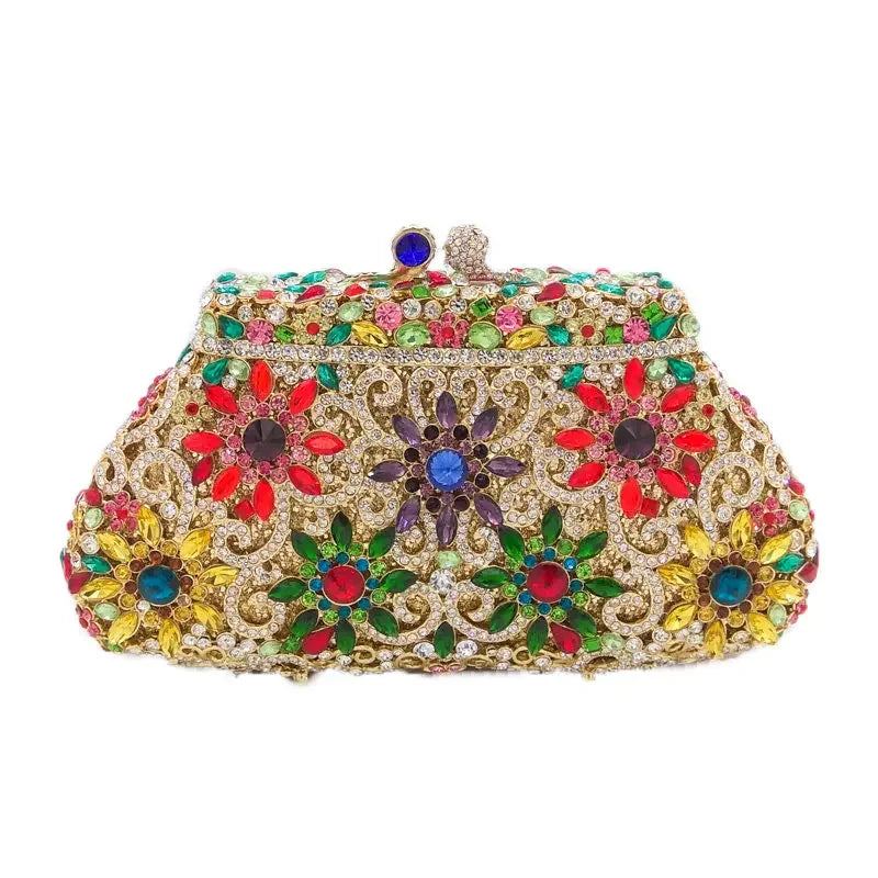 Vintage Appeal Flower Crown Clutch
