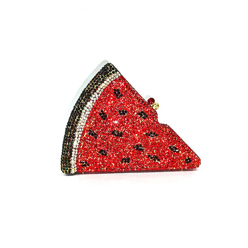 Crystal Pizza Party Clutch