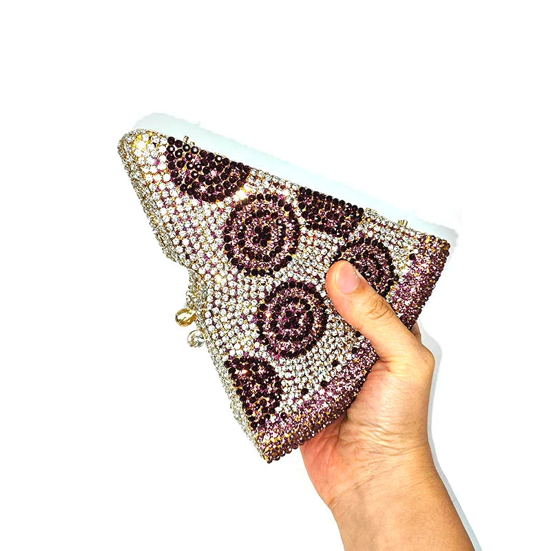 Crystal Pizza Party Clutch