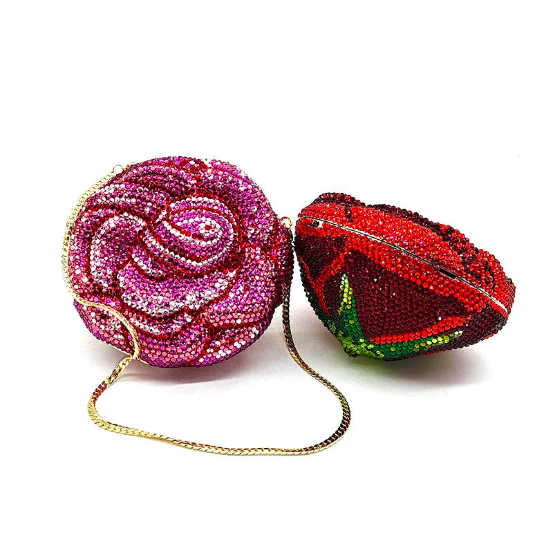 Bloomed Rose Clutch