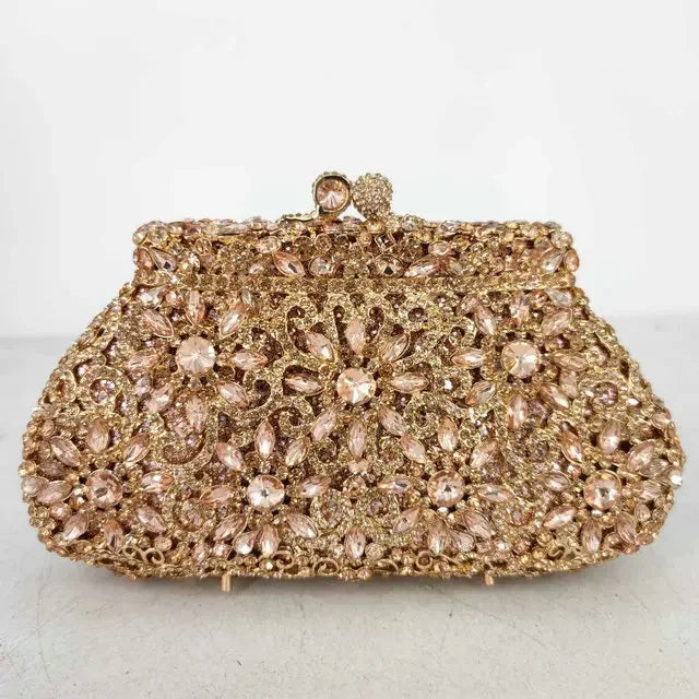 Vintage Appeal Flower Crown Clutch