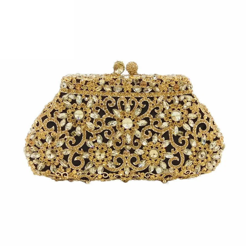 Vintage Appeal Flower Crown Clutch