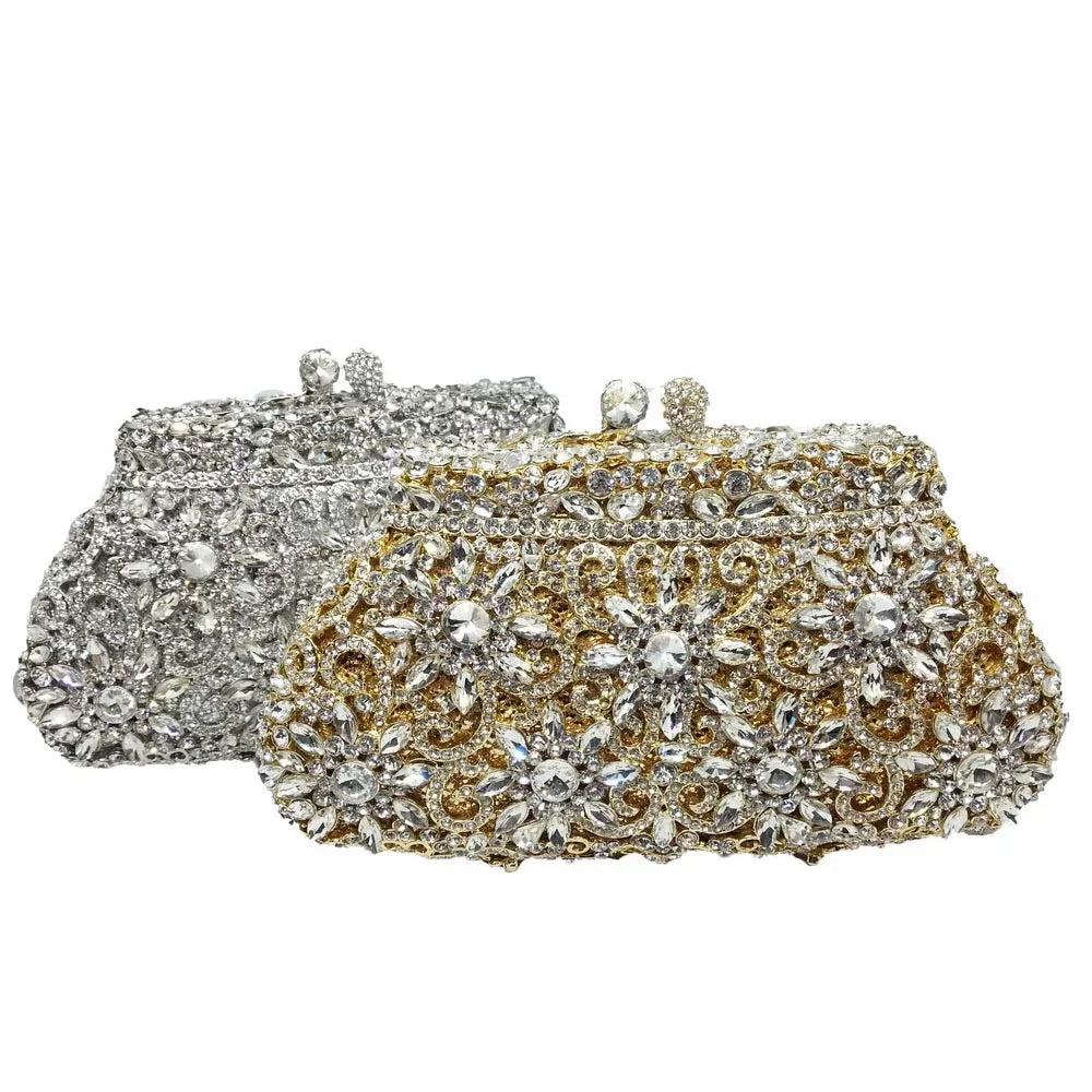 Vintage Appeal Flower Crown Clutch