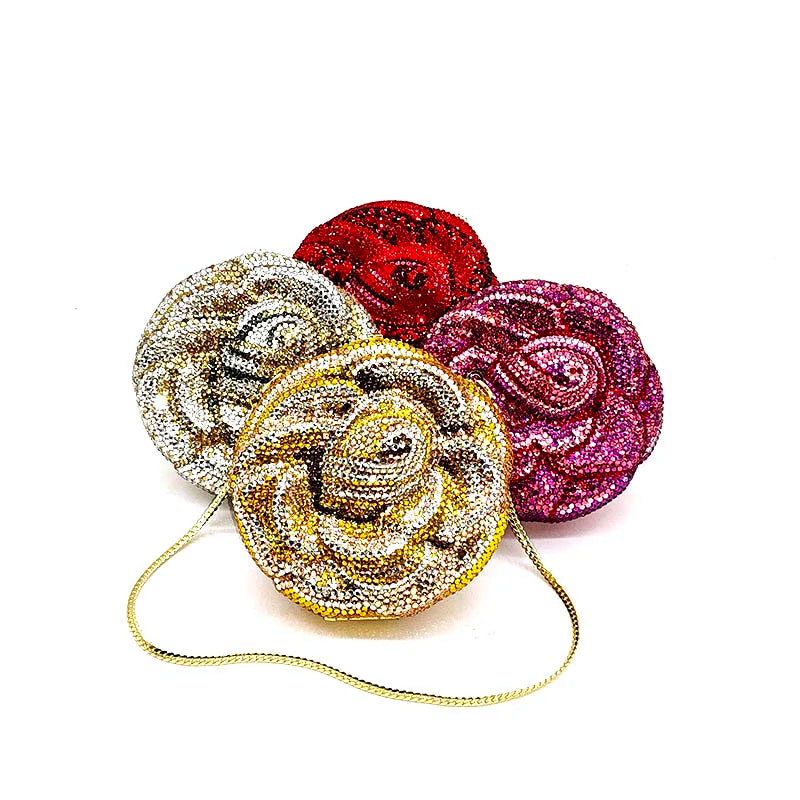 Bloomed Rose Clutch