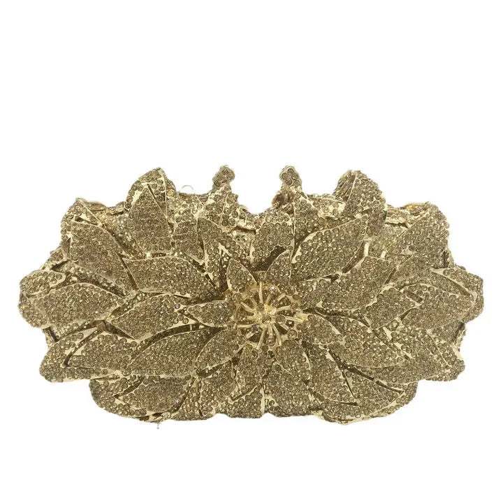 Floral Crystal Clutch