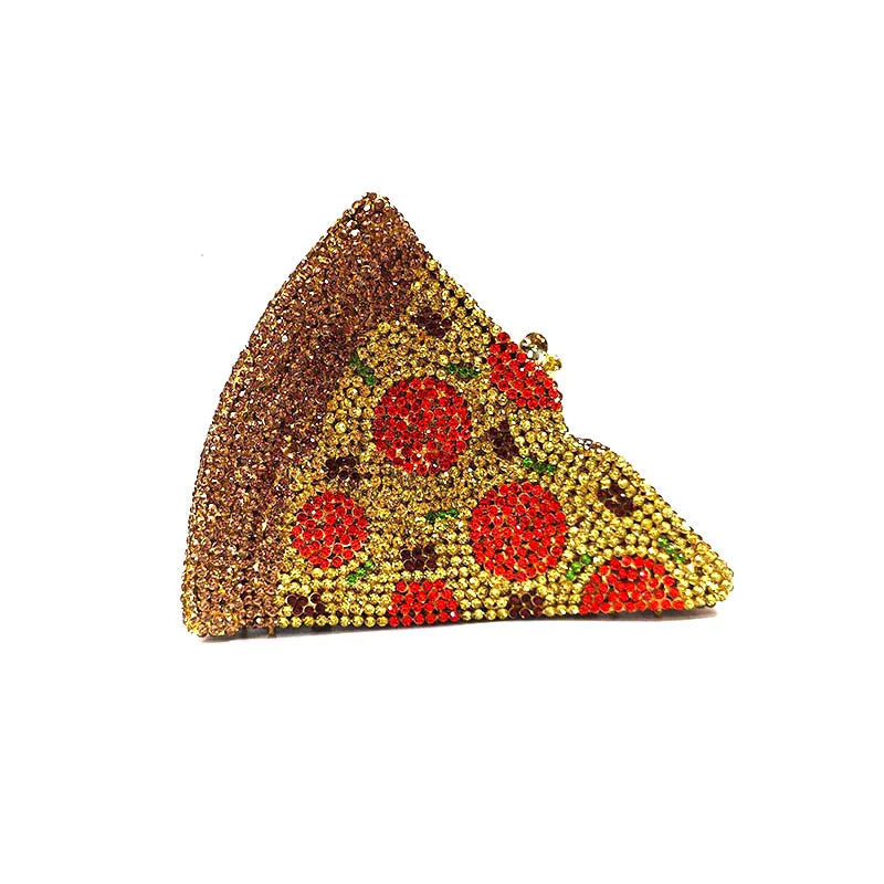 Crystal Pizza Party Clutch